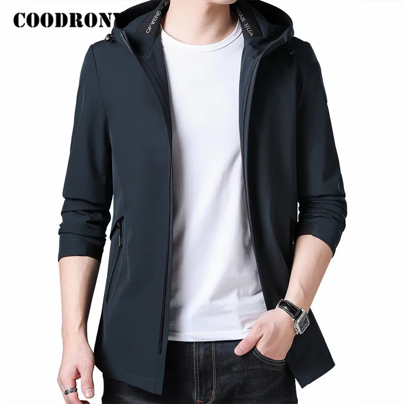 

COODRONY Brand Jacket Men Top Quality Streetwear Fashion Casual Hooded Coat 2020 Autumn Winter Mens Jackets And Coats Wear C8003