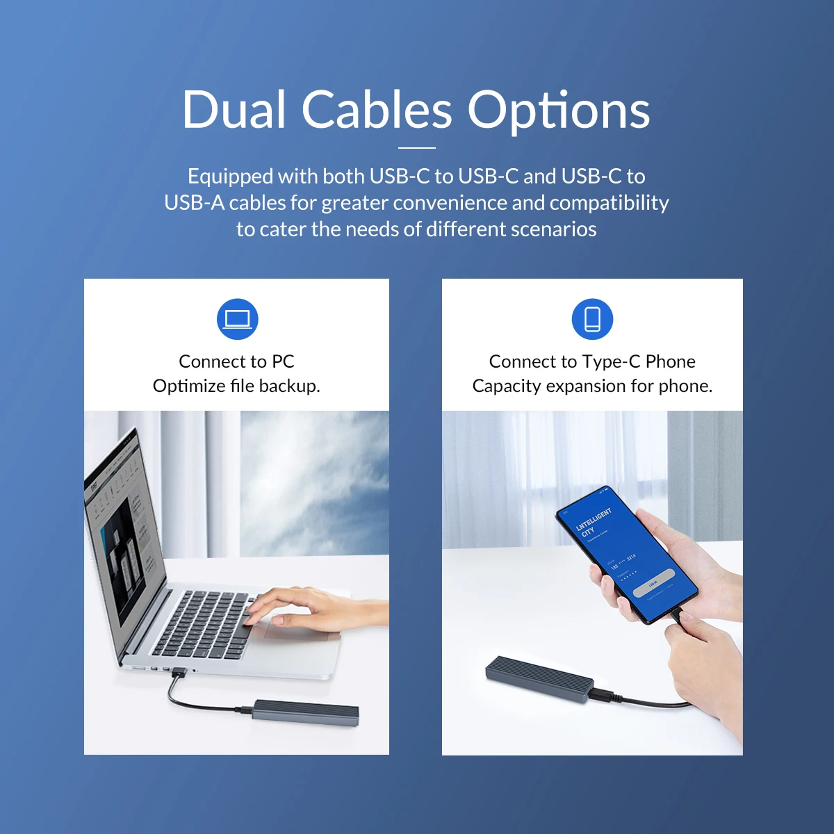 Caixa de Disco Caixa com tipo c para c Orico Nvme Ssd Usb c 10gbps Rígido M.2 Sata Cabo Tipo-c M2pj-c3 - M2pjm-c3 m2 9 Computador e Escritório