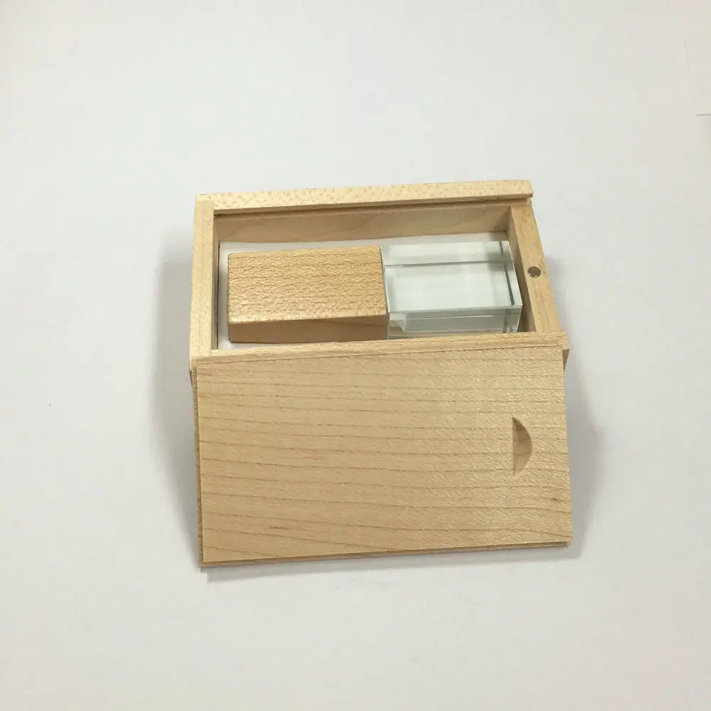 Модный деревянный + хрустальный флеш накопитель USB 2 0 4 ГБ 8 16 32 карта памяти