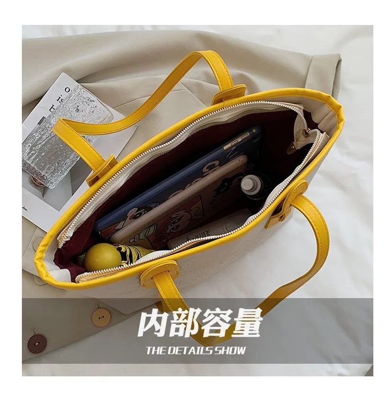 Large-capacity Handbag Female Summer 2021 New Trendy Fashion One-shoulder Underarm Bag Net Red Casual Ins Portable Tote Bag