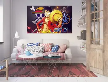 

[Self-Adhesive] 3D One Piece 254 Japan Anime Wall Stickers Mural Decal Wall Murals AJ WALLPAPER Belly