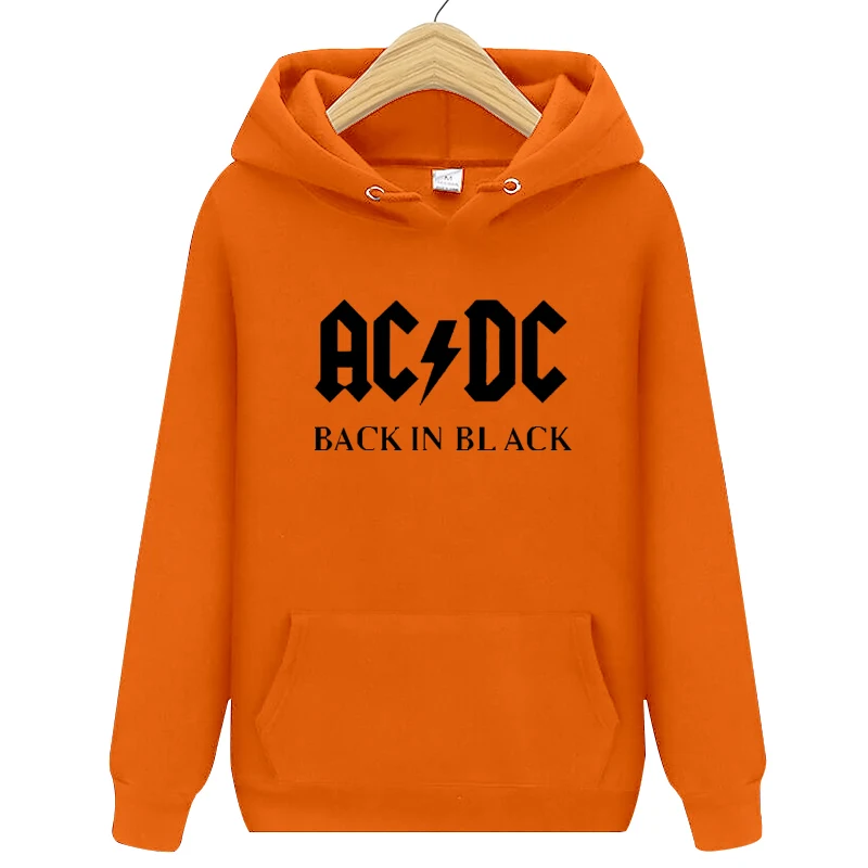 Новинка 24 дизайна Толстовка ACDC AC/DC Австралийский жесткий рок толстовки Панк sudadera уличная флисовая куртка верхняя одежда