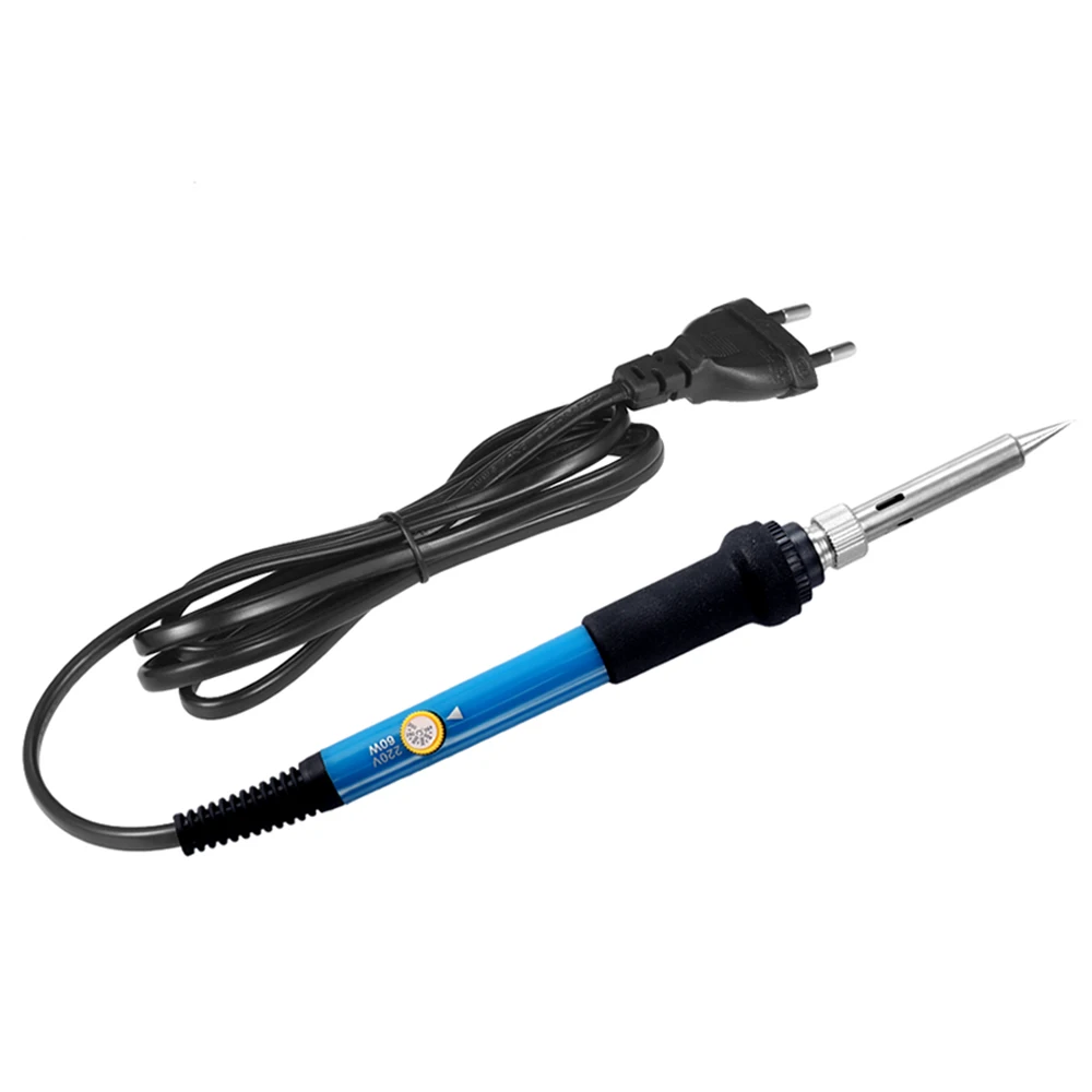 60W Electric Solder Iron Adjustable Temperature Welding Soldering Iron 28PCS Kit Carving Pyrography Tool Soldering Pen Set