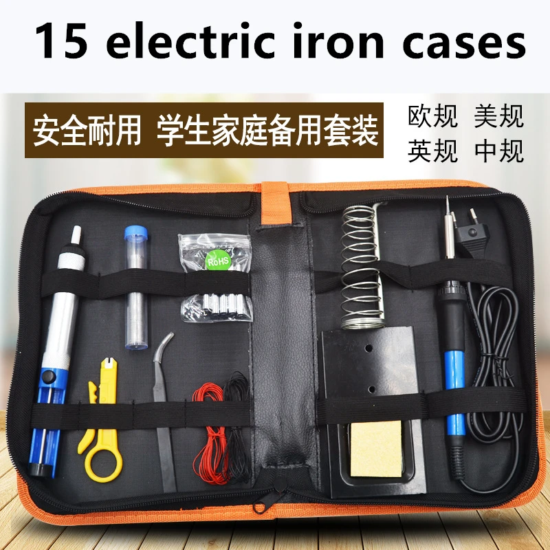 Temperature Electric Soldering Iron Kit 110V 220V 60W Soldering Iron kit With Multimeter Pump Welding Tool Pyrography Tool
