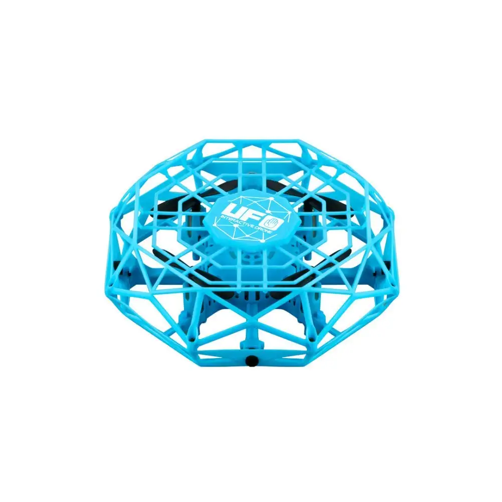 Blue 3 Мини-Дрон Quad Индукционная Левитация НЛО светодиодный светильник usb зарядка дети подарок на день рождения игрушки для мальчиков девочек взрослых - Цвет: Blue 3