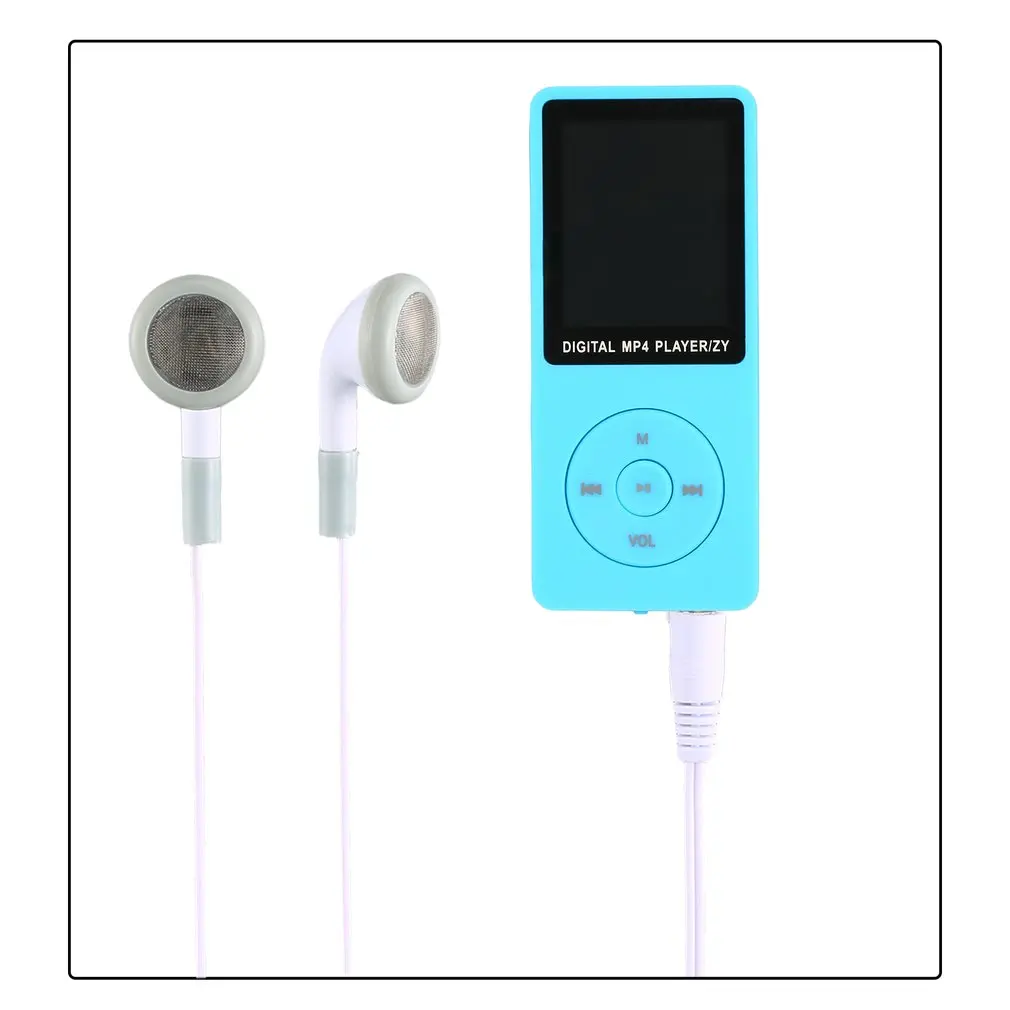 Спортивный MP3 ультра-тонкий легкий портативный экран MP3 музыкальный плеер MP4 портативный 1,8 дюймов Студенческая карта вставки