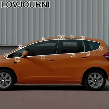 

Car Window Body Exterior Decorative Automobile Modified Protecter Sticker Strip Bright Sequins Parts 08 09 10 11 FOR Honda Fit