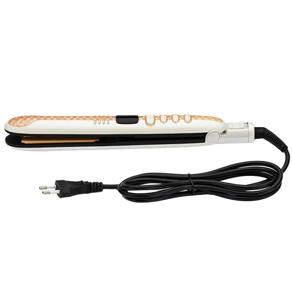 

Hair straightener Hair Styling iron wavy hair Styling curls crimps Digital Display Blue Screen Thermoregulation Negative Ion