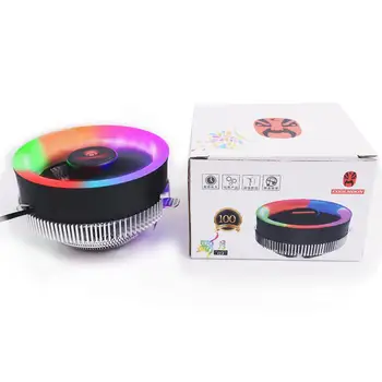 

Colorful LED PC CPU Cooling Fan High Airflow Case Fan for PC Cases CPU Cooler Radiator