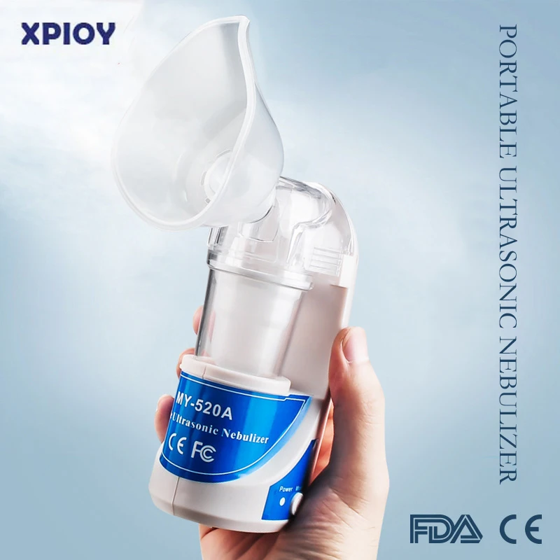 

XPIOY Portable Ultrasonic Nebulizer Mini Hand-held Compression Atomizer Home Healthy Care Steaming Tool for Children Adult