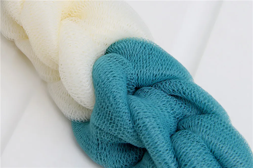 70 Grams Plain Color Rub Back mu yu tiao Northern European-Style Color Large Size Loofah Stretchable Bath DON'T Ask for Help yu