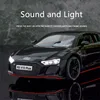 1:24 AUDI R8 V10 Plus Alloy Sports Car Model Diecasts Metal Toy Car Model High Simulation Sound Light Collection Kids Toys Gifts 5