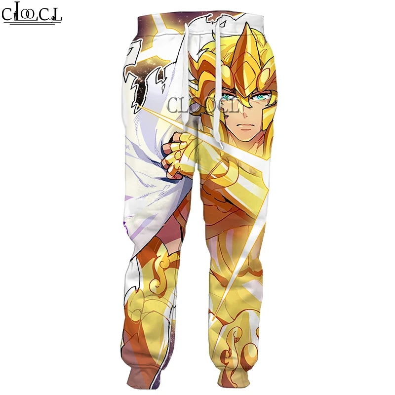

CLOOCL Anime The Knights of the Zodiac Saint Seiya New Men Women Trousers 3D Print Fashion Casual All-match Hip Hop Pants