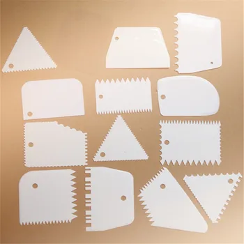 

Cream Scraper Irregular Teeth Edge DIY Scraper Cake Decorating Fondant pastry cutters Baking Spatulas Tools