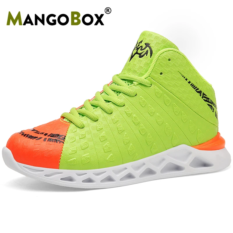 

New Cool Boys Basketball Shoes Super Light Kids Basketball Sneakers High Top Youth Basket Shoe Brand Children Boy Sport Trainers