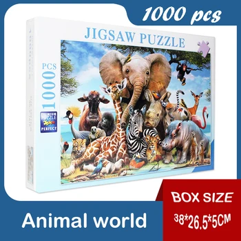 

1000 Piece Puzzles for Adults Papery Assembling Picture Landscape Educational Toys Kids Games Children Gift Home Game Jigsaw toy
