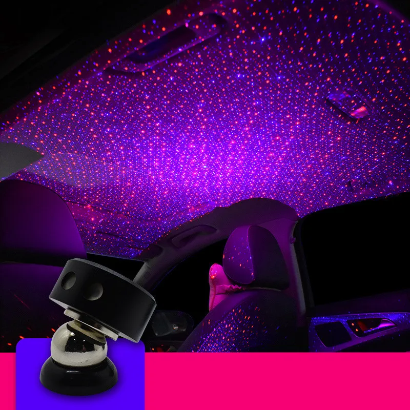 Автомобиль атмосферный USB светодиодный свет звезды окружающего дома DJ RGB красочные лампы интерьера декоративные украшения огни