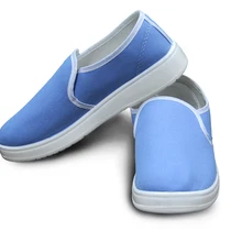 Парусиновая обувь из искусственной кожи; Антистатическая обувь; Рабочая обувь с защитой от пыли; мягкая и удобная безопасная обувь на толстой подошве