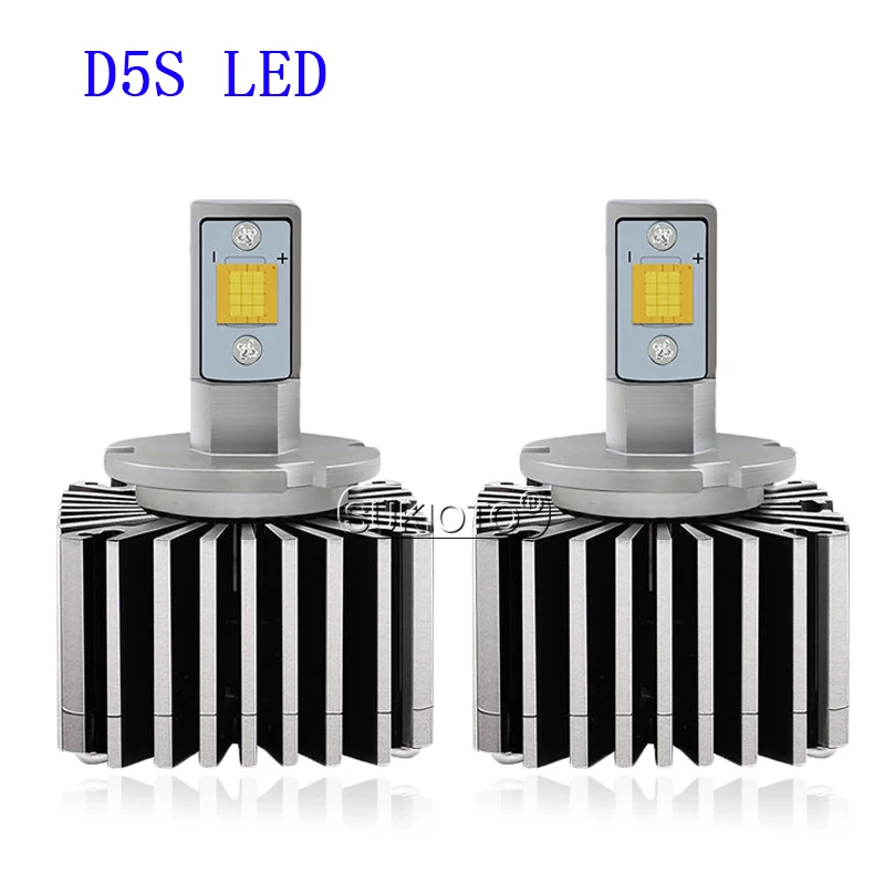 SUKIOTO 2PCS 2020 New D1S Canbus LED Headlight D2S D3S D4S 100WPair 20000LM Non-Destructive Installation D5S D8S Car LED Bulbs (1)