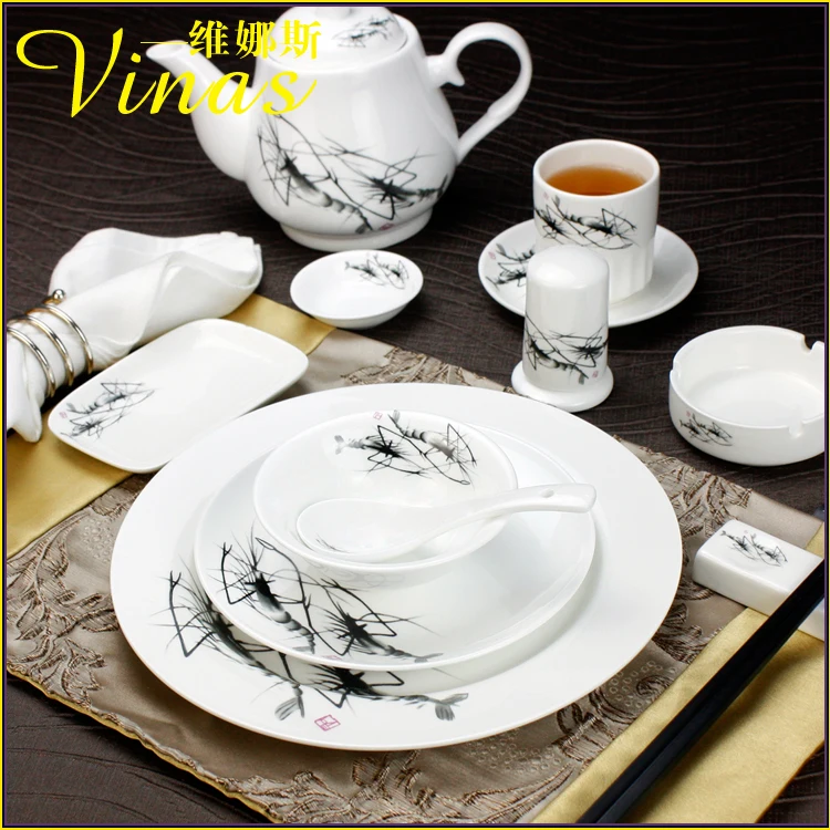 Tableware Phnom Penh Geometry Tableware Ceramic Dinner Plate Dish Porcelain Dessert Plate Dinnerware Cake Plate Temperament