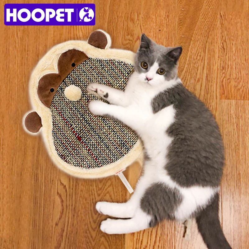 

HOOPET Cats Corrugated Paper Scratching Board with Catnip Cat Kitten Scratch Board Toy Furniture Scratcher with Small Mouse