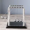 Extra Large Size Newton's Cradle Metal Pendulum Ball School Teaching Supplies Physics Science Pendulum Desk Table Decor Gifts ► Photo 3/6
