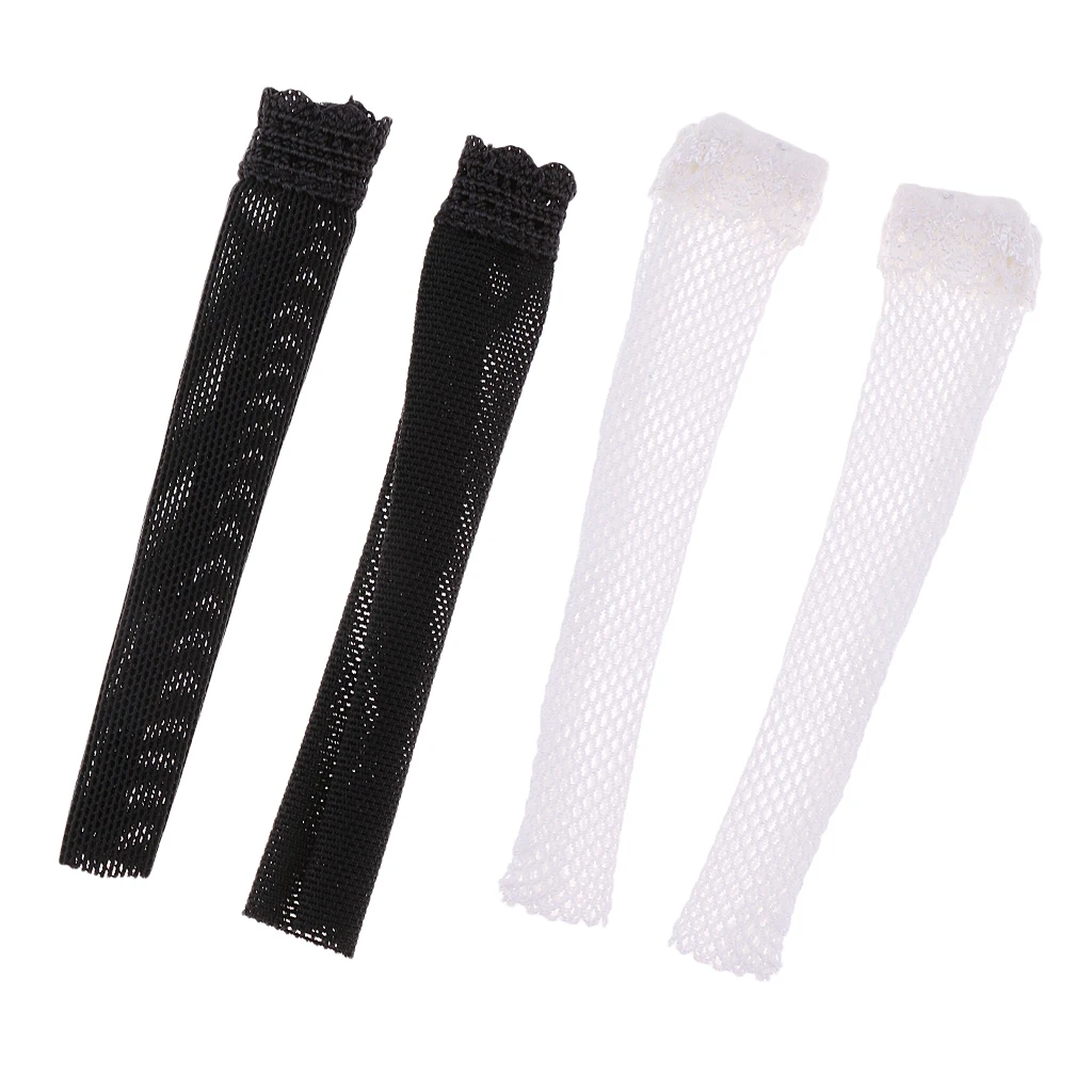 1/6 Scale Fishnet Sleeves with Lace Ruffle for 12 inch   HT,  PH, JIAOU, CY Girls Female Body
