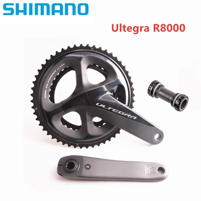 多様な自転車Shimano Ultegra R8000 11 Speed Crankset 165mm 170mm 172.5mm 175mm 50-34T  52-36T 53-39T Road with BBR60
