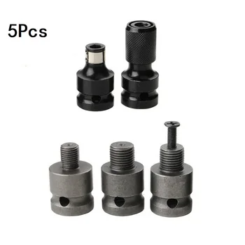 

Drill Socket Adapter Chuck Converter Impact Wrench Black Tungsten steel