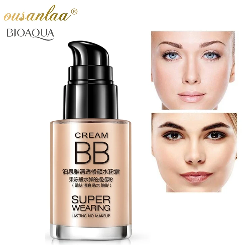 

BIOAOUA Whitening BB Cream Anti-aging Foundation Makeup Moisturizing Anti Chapping Anti Wrinkle Brighten Natural Beauty Skin