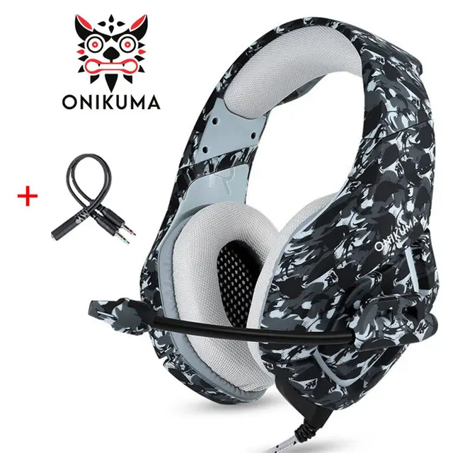 Onikuma K1b Camouflage Gaming Headset 
