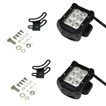 

2PCS/SET Low Power Consumption 18W LED Light Bar Work Spot Lamp Super Bright Headlight for Offroad Boat Car Truck