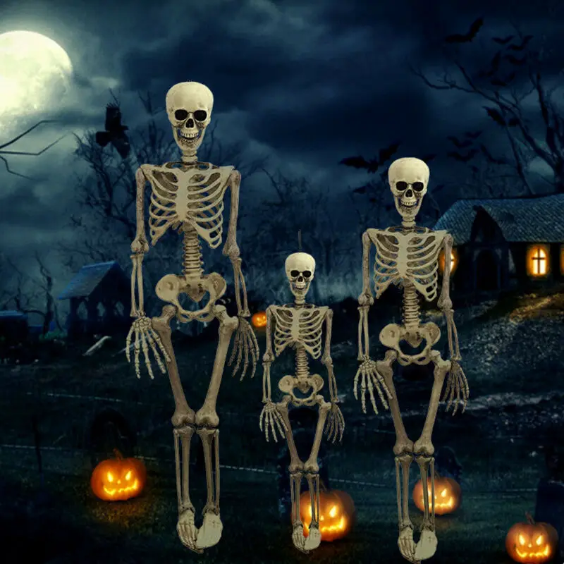 Модные вечерние скелетоны для Хэллоуина в натуральную величину, модель анатомии человека