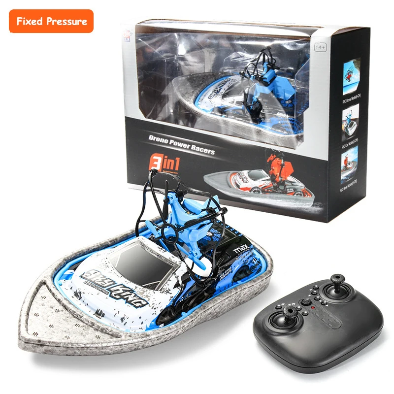 2020 Новый RC Мини Дрон складной вертолет три в одном детский морской наземный и