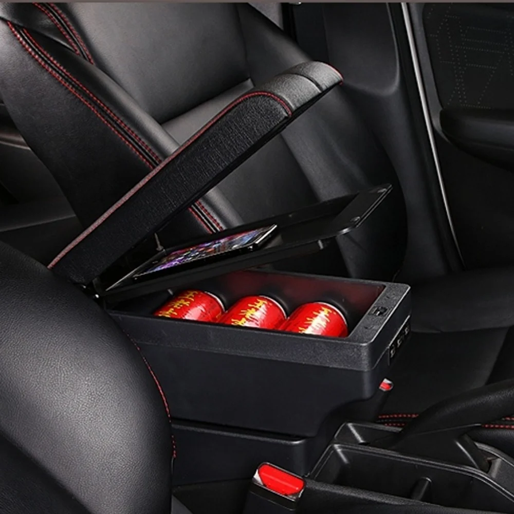 For MG MG3 armrest box central content box interior MG3 Armrests Storage car-styling accessories part with USB images - 6