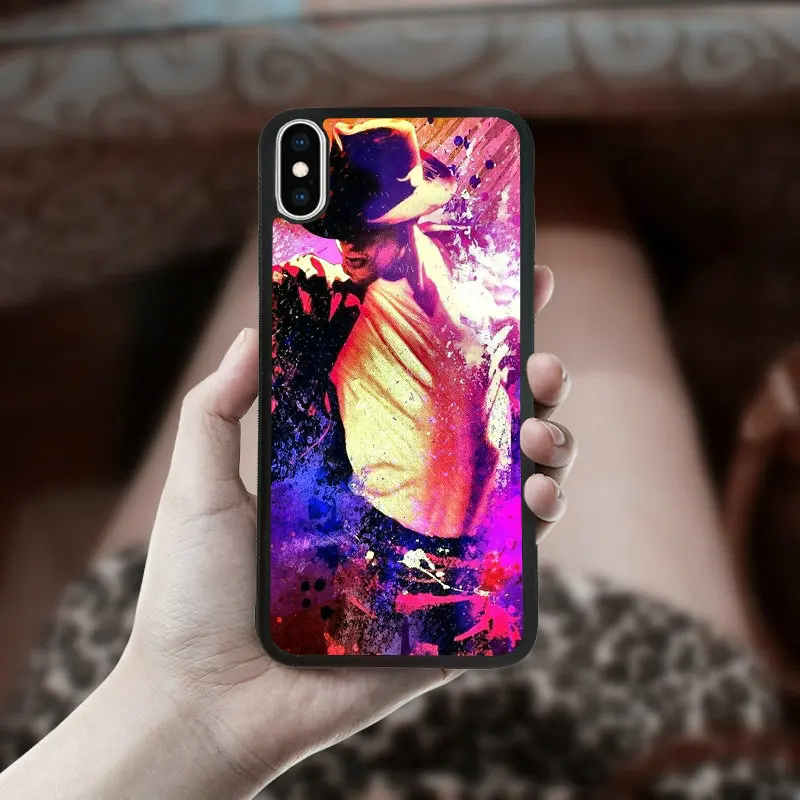 pattern 3 Чехлы для iphone XS Max PC из ТПУ и твердого пластика задняя сумка для мобильного телефона 6,5 дюймов Задняя крышка мягкая оболочка Майкл Джексон певица - Цвет: pattern 3