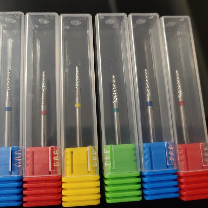 Bajo costo Fresa para manicura, taladro de cerámica para uñas, brocas de carburo para pedicura, herramienta para limar uñas, cortador de uñas artístico ezYoMJloWjx