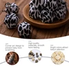 Let's make Octagonal Hexagonal Beads 14MM/17MM 10pcs Leopard Printing Silicone Beads Teether DIY Pacifier Clips Beads Necklace 6