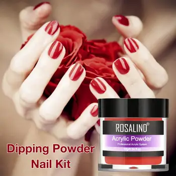 

Dip Nail Powder Set Nail Art Dipping Nails Powder Glitter Matte Dust With Base Top Activator Brush Dipping Powder Full Set