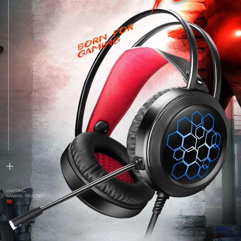 

Subwoofer Esports Gaming Headset With Mic (Black) Connector Size - 3.5 MM Audio Headset Computer Headset