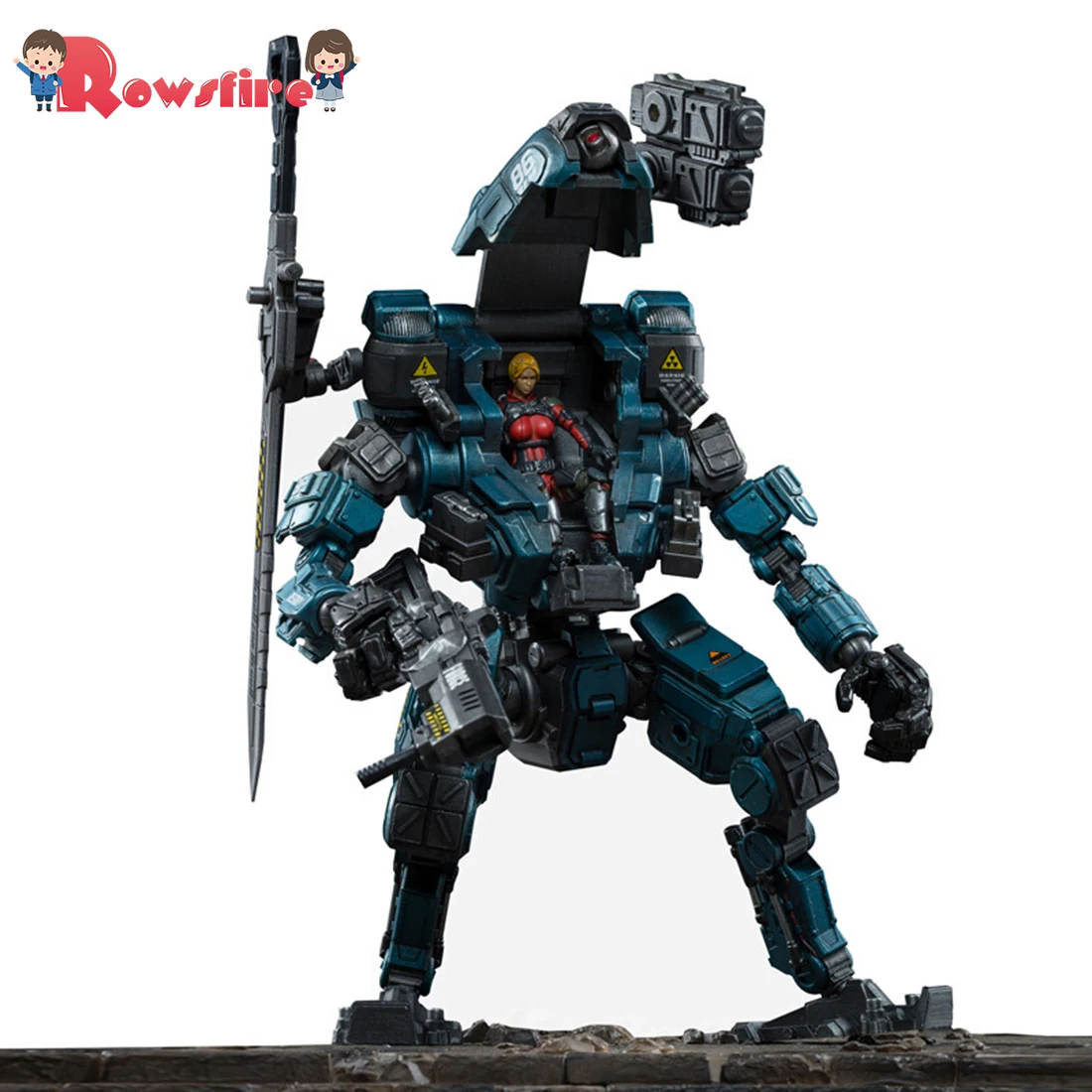 

New Hot 1 Pcs DIY Removable Mecha Model Soldier Model Construction Toy with High Degree of Reduction