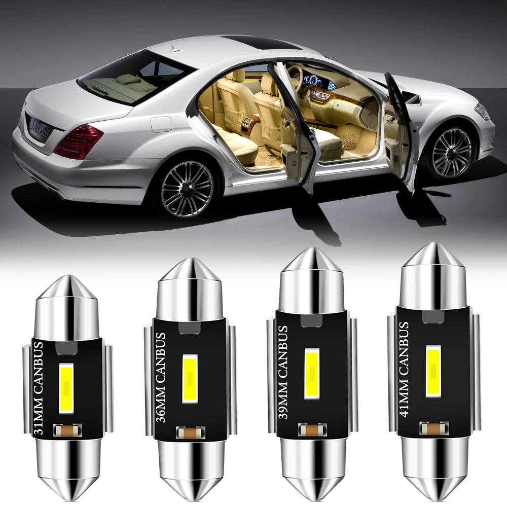 2x Festoon 31 мм-42 мм светодиодный сигнальный фонарь C5W C10W для renault arkana duster logan 2 kaptur sandero