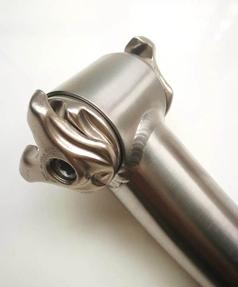 

30.9 Titanium Bicycle Bike MTB Ti Setback Seat post 350/400 mm