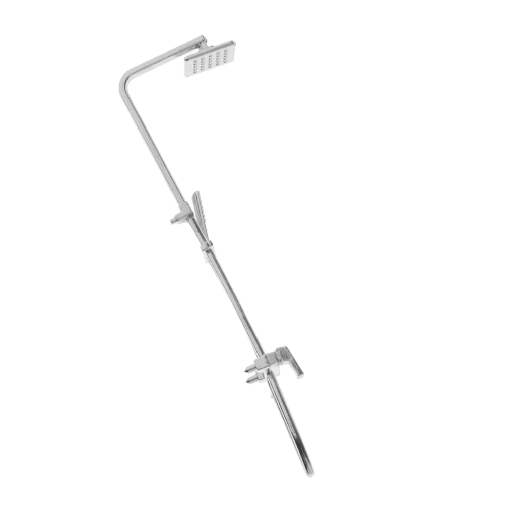 Silver Miniature Furniture Shower Head Tool For 1/12 Dollhouse Accessory