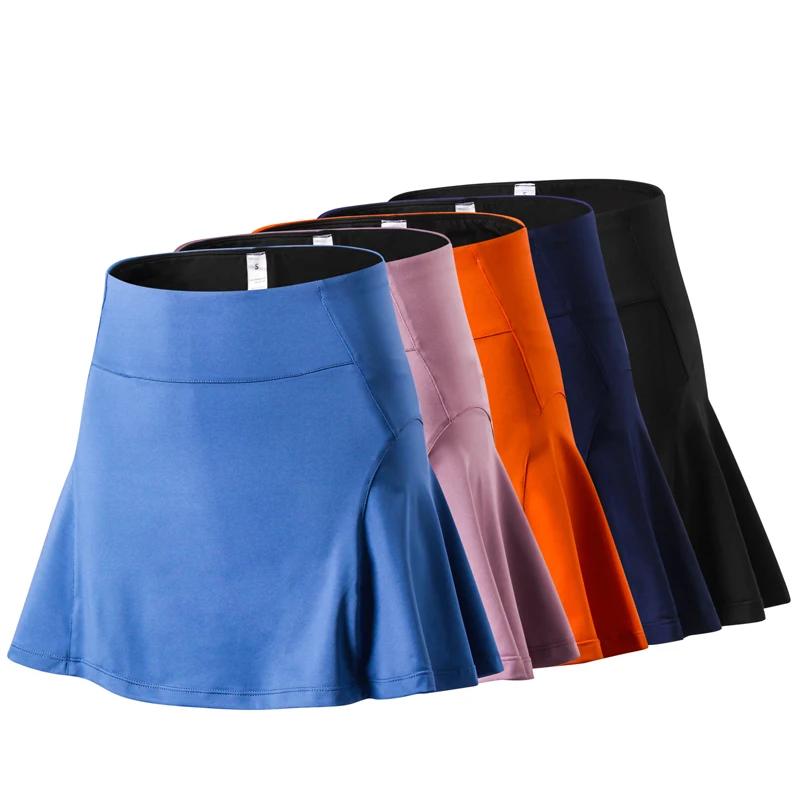 Спортивная короткая юбка Skort для йоги фитнеса гольфа тенниса бега под водой с