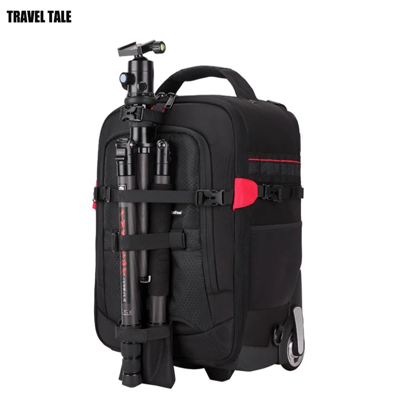 

CHENGZHI Waterproof Professional DSLR camera suitcase Bag Video Photo Digital Camera trolley Backpack on wheels