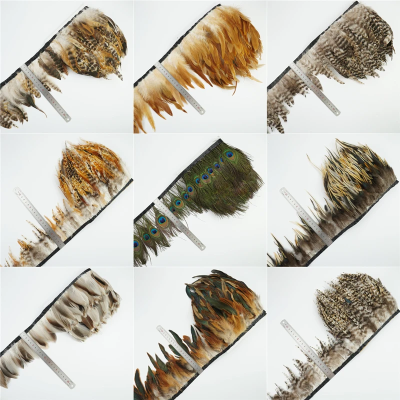 Натуральное перо павлина петуха фазана отделка декоративные перья для рукоделия
