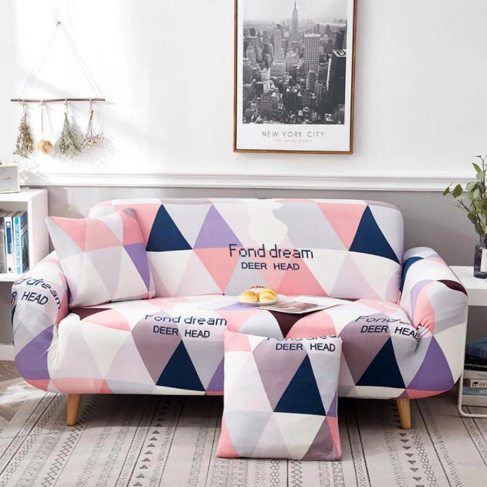 Modern Universal Stretch Sofa Cover Living Room Armchair Corner Elastic Slipcovers All-inclusive Slip-resistant Covers | Дом и сад