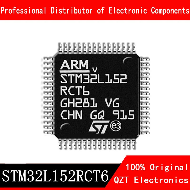 5pcs/lot new original STM32L152RCT6 STM32L152 LQFP-64 microcontroller MCU In Stock