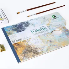 Marie's G83513 бумага-Jie-одноразовая цветовая палитра масляной живописи водостойкий пропиленовый пигмент слезливая палитра